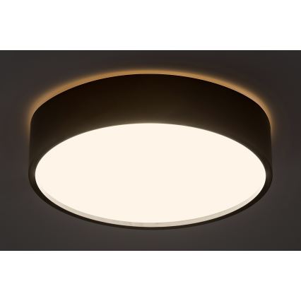 Rabalux - LED loftlampe med sensor LED/19W/230V IP44 4000K diameter 28,5 cm sort