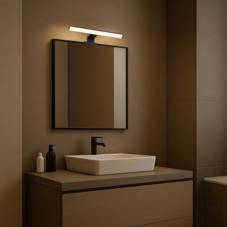 Rabalux - LED-belysning til badeværelsesspejl LED/6W/230V IP44 30 cm sort