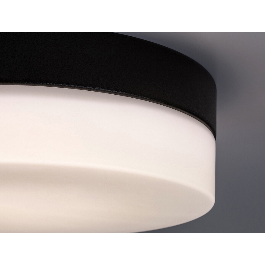 Rabalux - LED loftlampe til badeværelse LED/15W/230V IP44 4000K diameter 23 cm sort