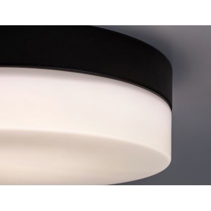 Rabalux - LED loftlampe til badeværelse LED/18W/230V IP44 4000K diameter 28 cm sort