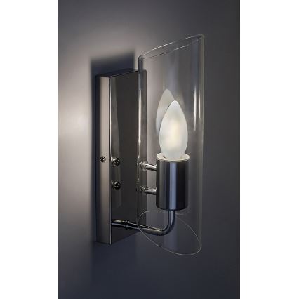 Rabalux - Væglampe til badeværelse 1xE14/12W/230V IP44 skinnende krom