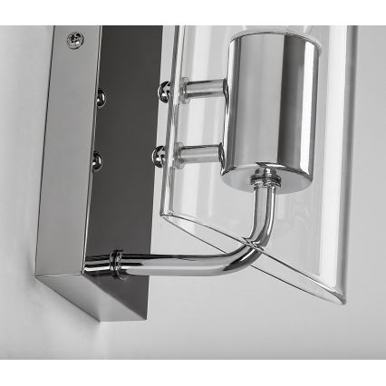 Rabalux - Væglampe til badeværelse 1xE14/12W/230V IP44 skinnende krom