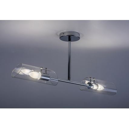 Rabalux - Pendel til badeværelse 2xE14/12W/230V IP44 skinnende krom