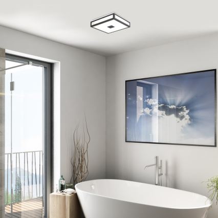 Rabalux - LED loftlampe til badeværelse LED/18W/230V IP44 sort