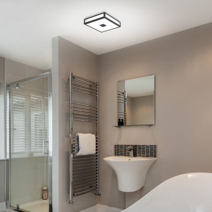 Rabalux - LED loftlampe til badeværelse LED/24W/230V IP44 4000K sort