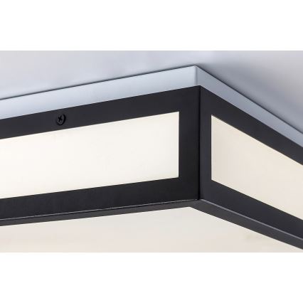 Rabalux - LED loftlampe til badeværelse LED/24W/230V IP44 4000K sort