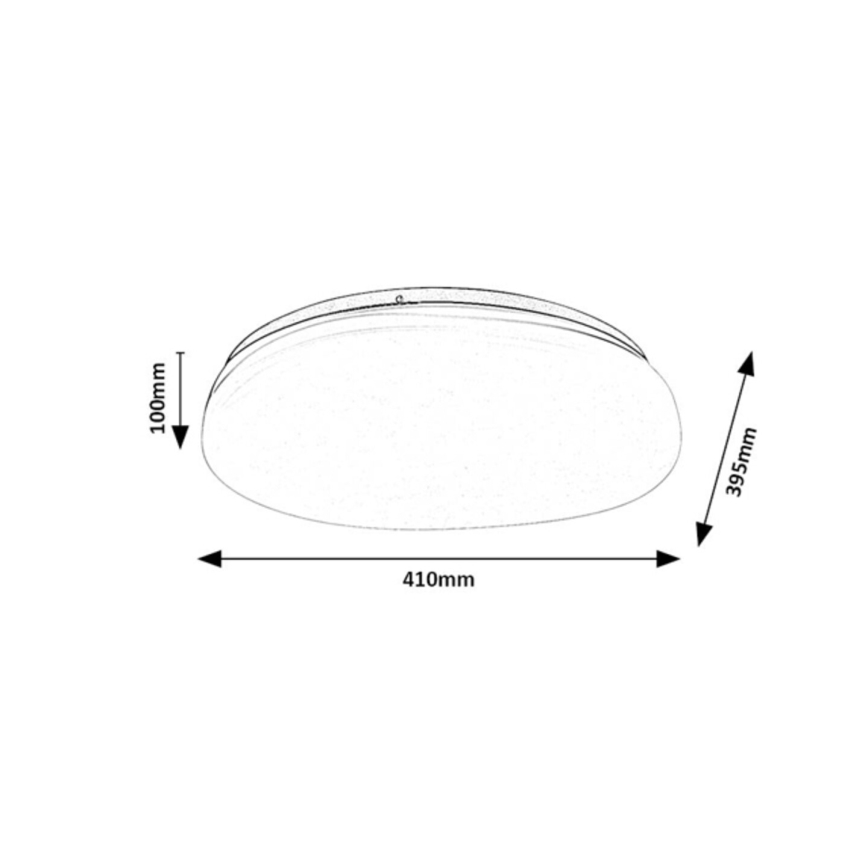 Rabalux - LED loftlampe til badeværelset LED/24W/230V IP44 Ø 41 cm
