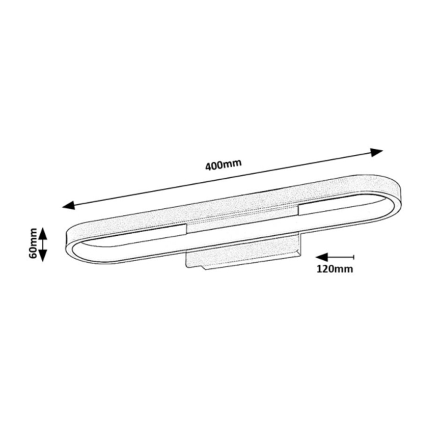 Rabalux - LED-spejlbelysning til badeværelse LED/15W/230V IP44 40 cm