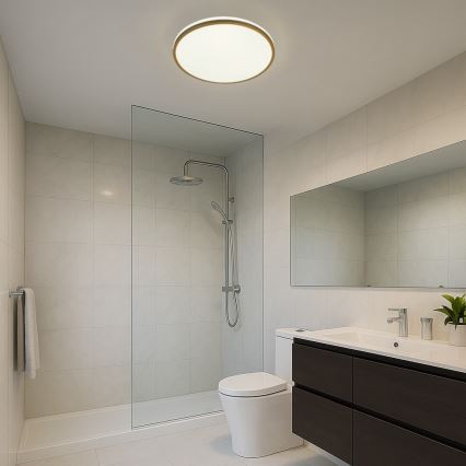Rabalux - LED-badeværelsesloftlampe LED/18W/230V IP44 Ø 34 cm