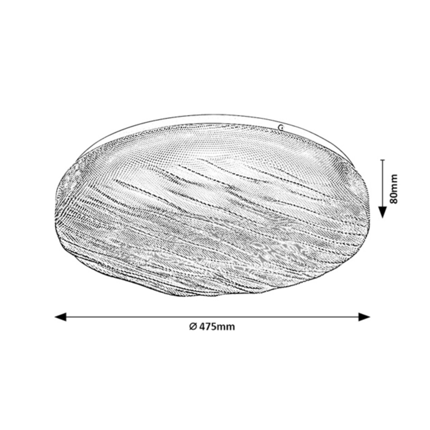 Rabalux - LED loftlampe til badeværelse LED/36W/230V IP44 4000K Ø 47,5 cm