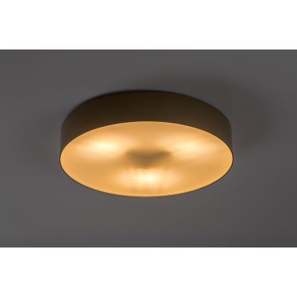 Rabalux - Udendørs loftlampe 3xE27/9W/230V Ø 39 cm IP43 beige