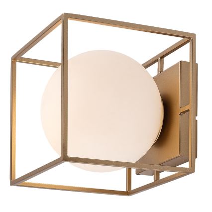 Rabalux - Udendørs væglampe 1xE14/15W/230V IP44 guldfarvet