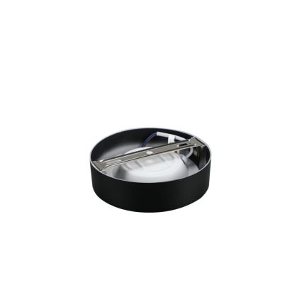 Rabalux - LED badeværelsesloftlampe LED/7W/230V Ø 12 cm IP44 sort