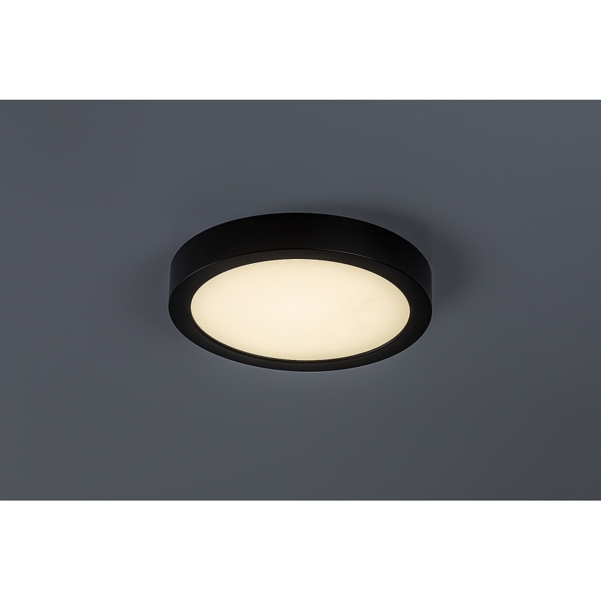Rabalux - LED badeværelsesloftlampe LED/24W/230V Ø 22 cm IP44 sort