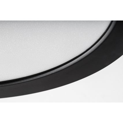 Rabalux - LED badeværelsesloftlampe LED/24W/230V Ø 22 cm IP44 sort