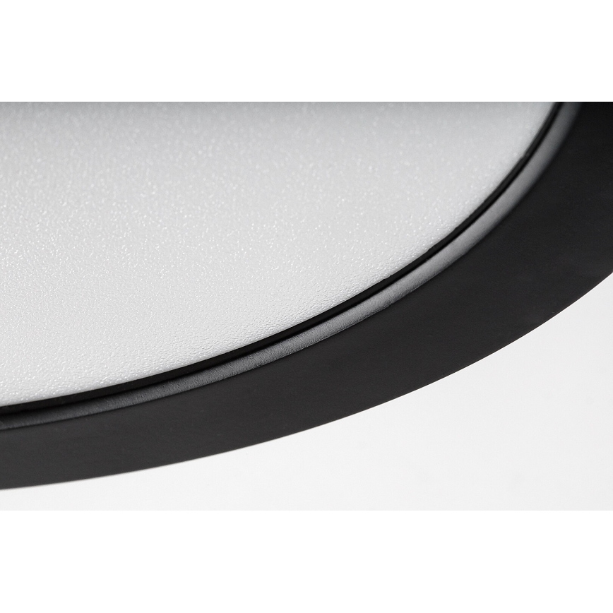 Rabalux - LED badeværelsesloftlampe LED/24W/230V Ø 22 cm IP44 sort