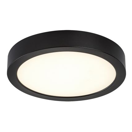 Rabalux - LED badeværelsesloftlampe LED/24W/230V Ø 22 cm IP44 sort
