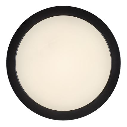 Rabalux - LED badeværelsesloftlampe LED/24W/230V Ø 22 cm IP44 sort