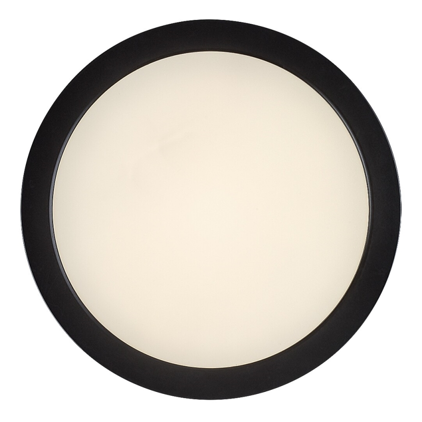 Rabalux - LED badeværelsesloftlampe LED/24W/230V Ø 22 cm IP44 sort