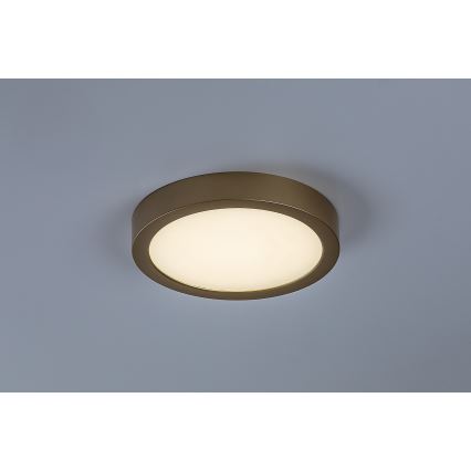 Rabalux - LED loftlampe til badeværelse LED/24W/230V Ø 22 cm IP44 guld