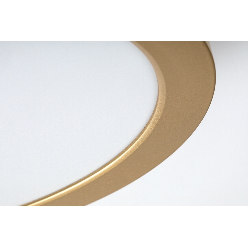 Rabalux - LED loftlampe til badeværelse LED/24W/230V Ø 22 cm IP44 guld