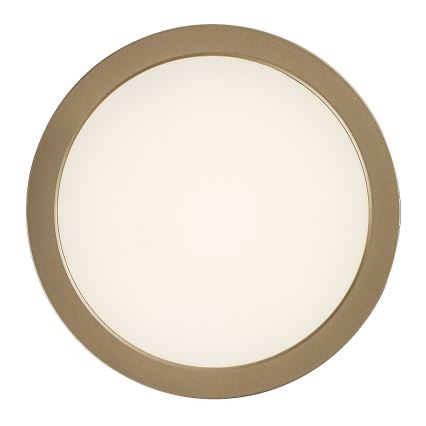 Rabalux - LED loftlampe til badeværelse LED/24W/230V Ø 22 cm IP44 guld