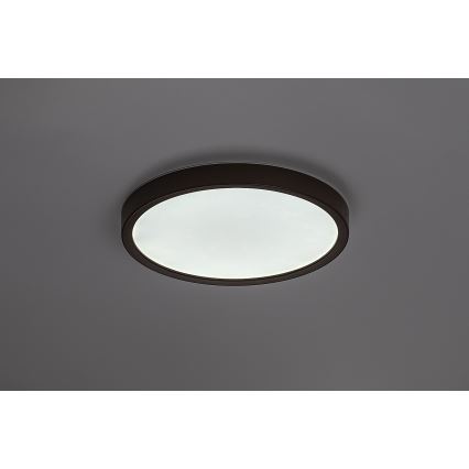 Rabalux - LED loftlampe til badeværelse LED/18W/230V 3000/4000/6000K Ø 29 cm IP44 brun