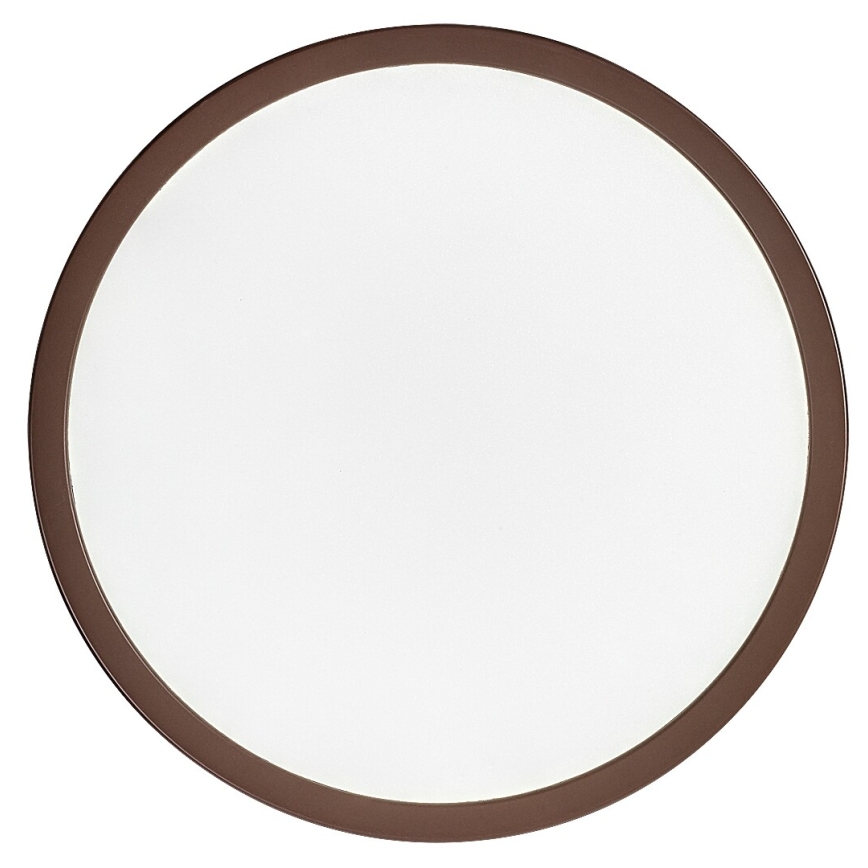 Rabalux - LED loftlampe til badeværelse LED/18W/230V 3000/4000/6000K Ø 29 cm IP44 brun