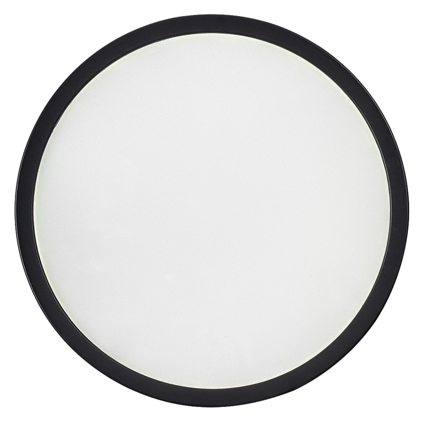 Rabalux - LED loftlampe til badeværelset LED/18W/230V 3000/4000/6000K Ø 29 cm IP44 sort