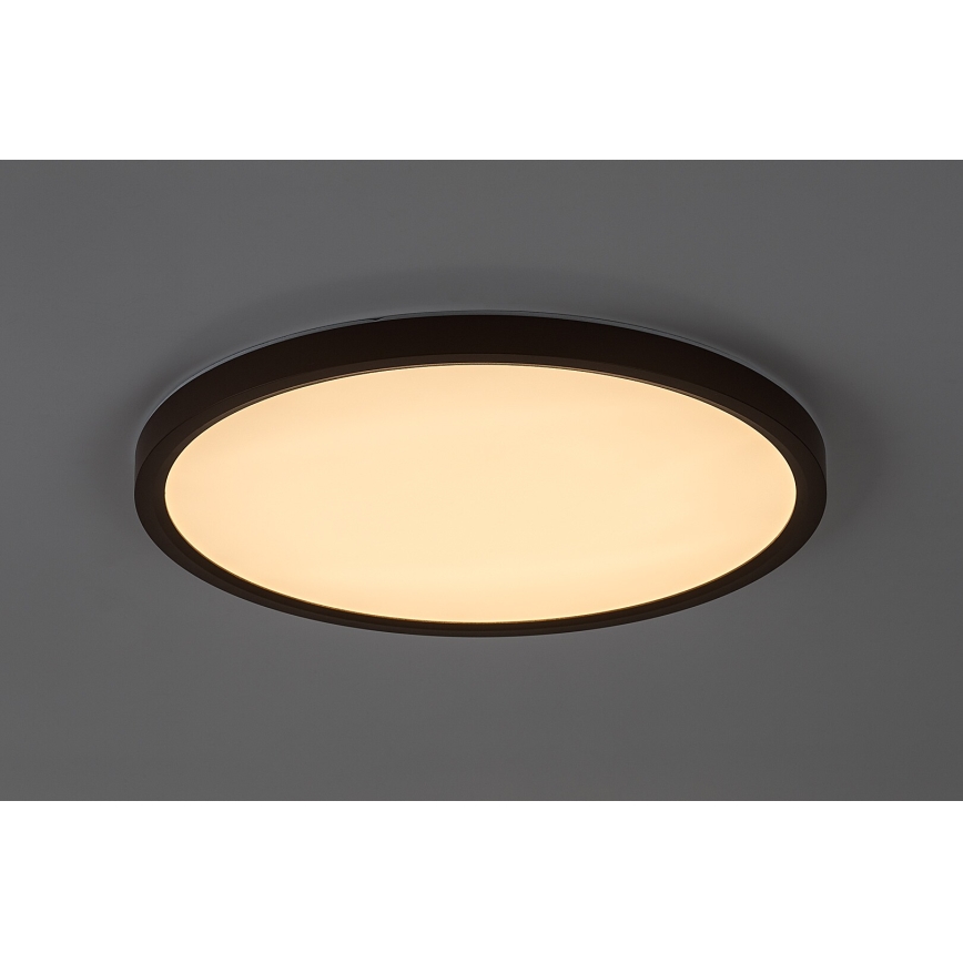 Rabalux - LED loftlampe til badeværelse LED/24W/230V 3000/4000/6000K Ø 40 cm IP44 brun