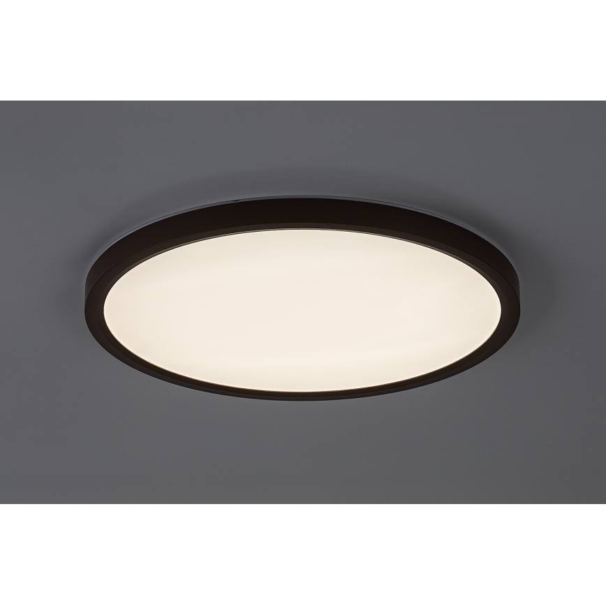 Rabalux - LED loftlampe til badeværelse LED/24W/230V 3000/4000/6000K Ø 40 cm IP44 brun