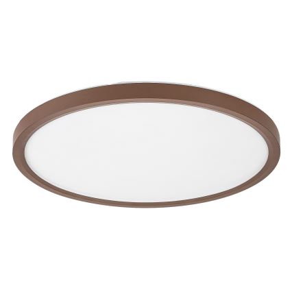 Rabalux - LED loftlampe til badeværelse LED/24W/230V 3000/4000/6000K Ø 40 cm IP44 brun