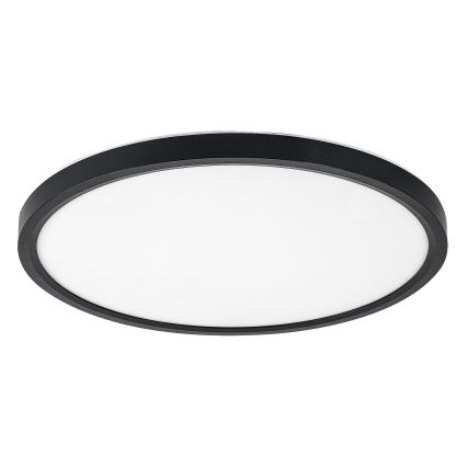 Rabalux - LED loftlampe til badeværelse LED/24W/230V 3000/4000/6000K Ø 40 cm IP44 sort