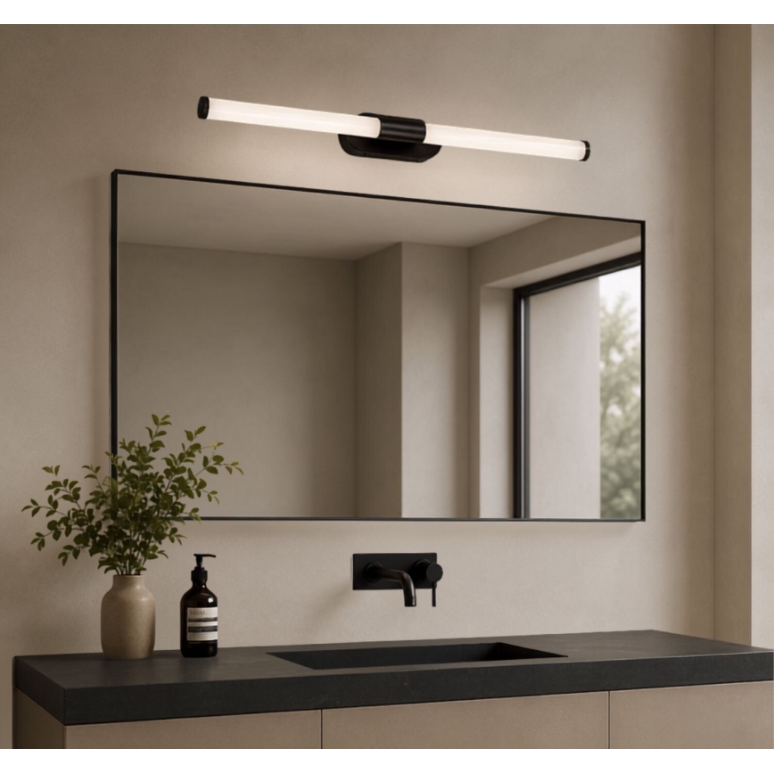 Rabalux - LED spejlbelysning til badeværelset LED/8W/230V IP44 60 cm sort