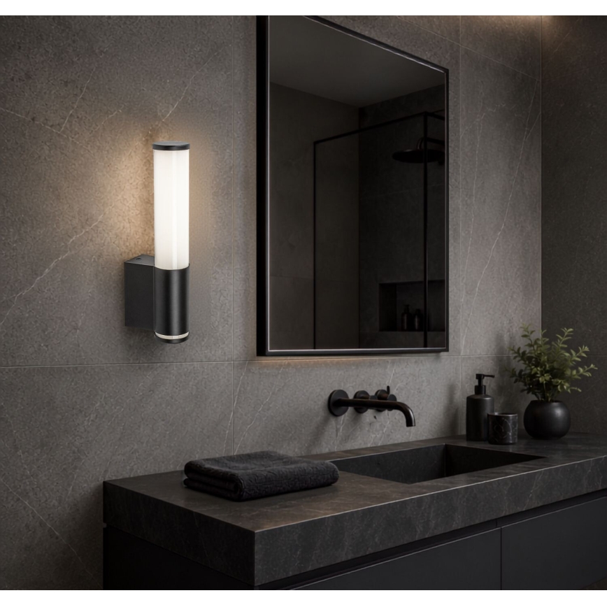 Rabalux - LED væglampe til badeværelse LED/6W/230V IP44 sort