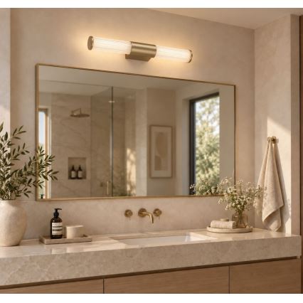 Rabalux - LED Spejlbelysning til badeværelse LED/8W/230V IP44 40 cm guld