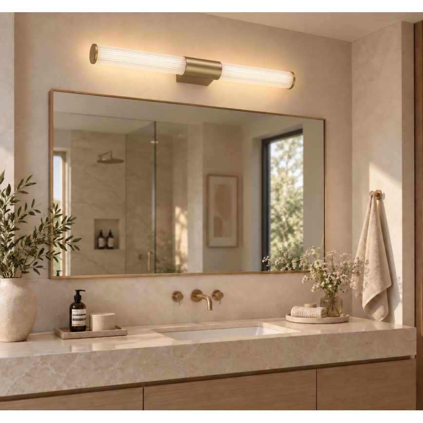 Rabalux - LED badeværelses-spejlbelysning LED/15W/230V IP44 60 cm guld