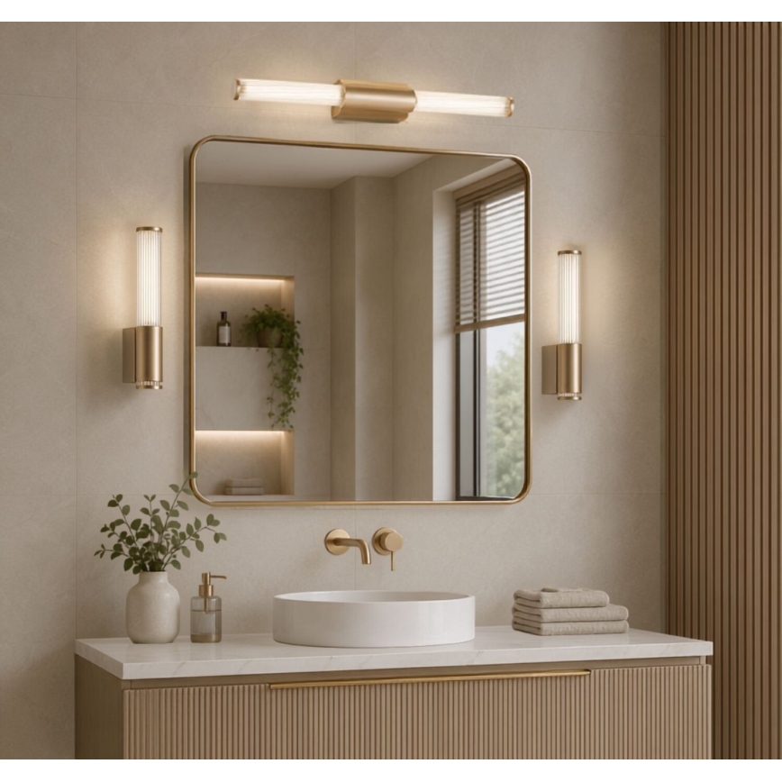 Rabalux - LED badeværelses-spejlbelysning LED/15W/230V IP44 60 cm guld