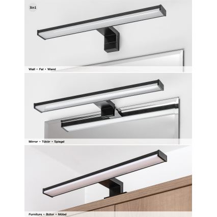 Rabalux - LED spejlbelysning til badeværelset LED/12W/230V IP44 60 cm