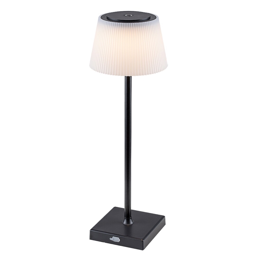 Rabalux - LED bordlampe dæmpbar og genopladelig LED/4W/3,7V 1800 mAh 3000-5000K IP44 sort