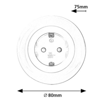 Rabalux - LED RGB Stikkontakt with lighting LED/0,54W/230V 3000K