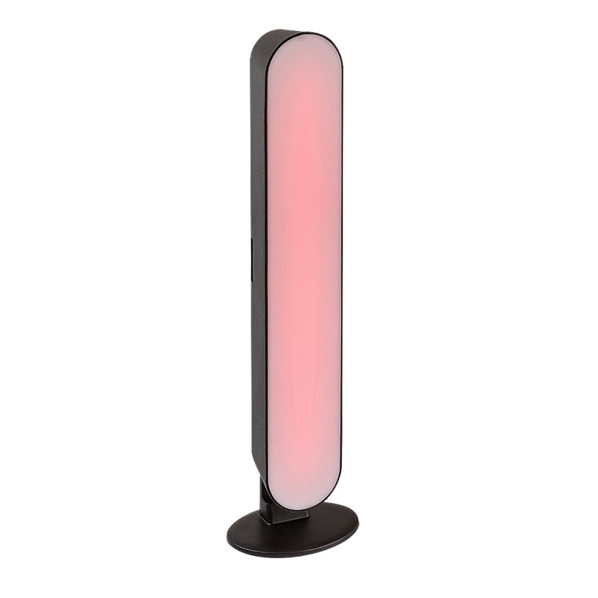 Rabalux - LED RGB Bordlampe dæmpbar og genopladelig LED/3W/5V sort + fjernbetjening