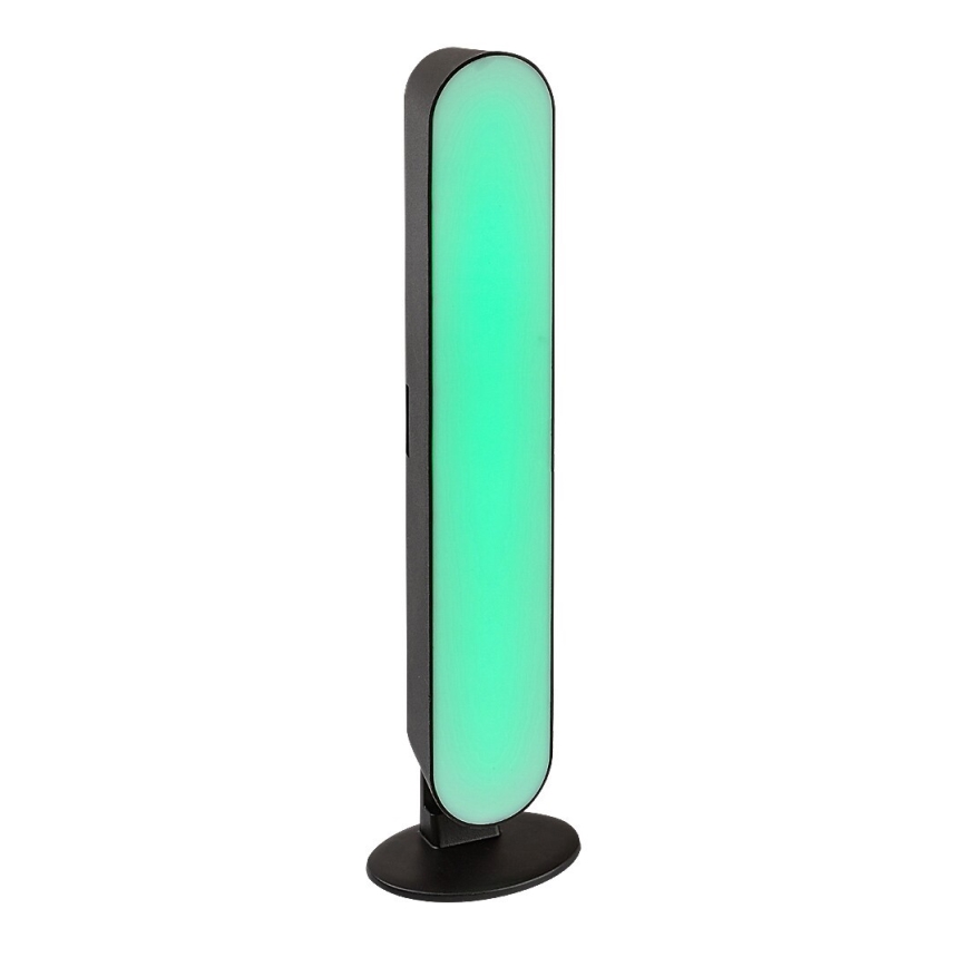 Rabalux - LED RGB Bordlampe dæmpbar og genopladelig LED/3W/5V sort + fjernbetjening