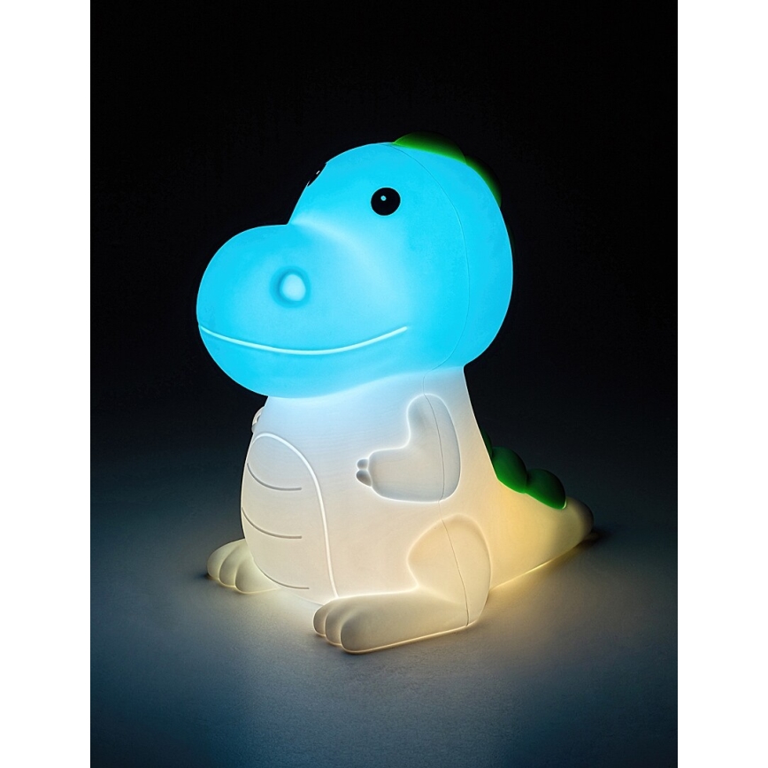 Rabalux - LED børnelampe m. touch-funktion og RGB-farver dæmpbar og genopladelig LED/0,45W/5V