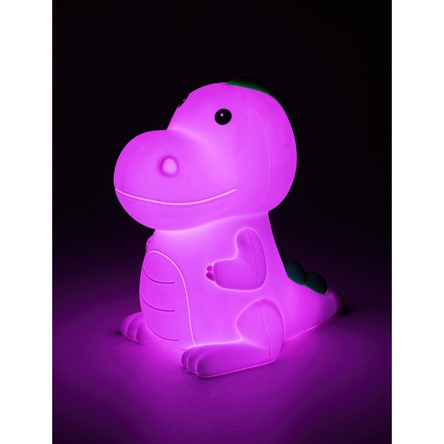Rabalux - LED børnelampe m. touch-funktion og RGB-farver dæmpbar og genopladelig LED/0,45W/5V