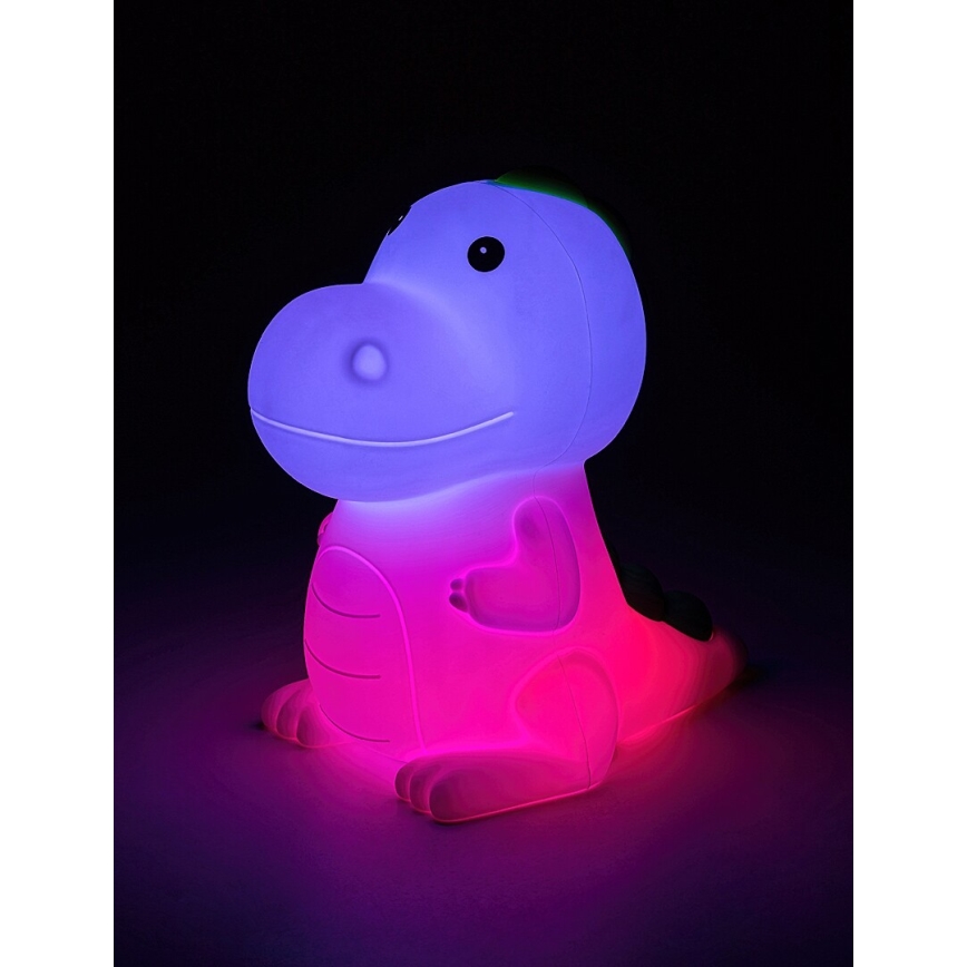 Rabalux - LED børnelampe m. touch-funktion og RGB-farver dæmpbar og genopladelig LED/0,45W/5V
