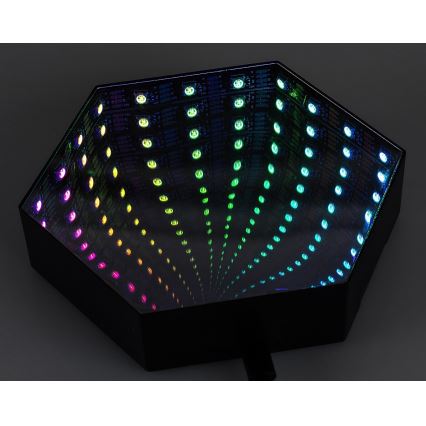 Rabalux - LED bordlampe m. RGB-farver dæmpbar LED/1W/5V + fjernbetjening