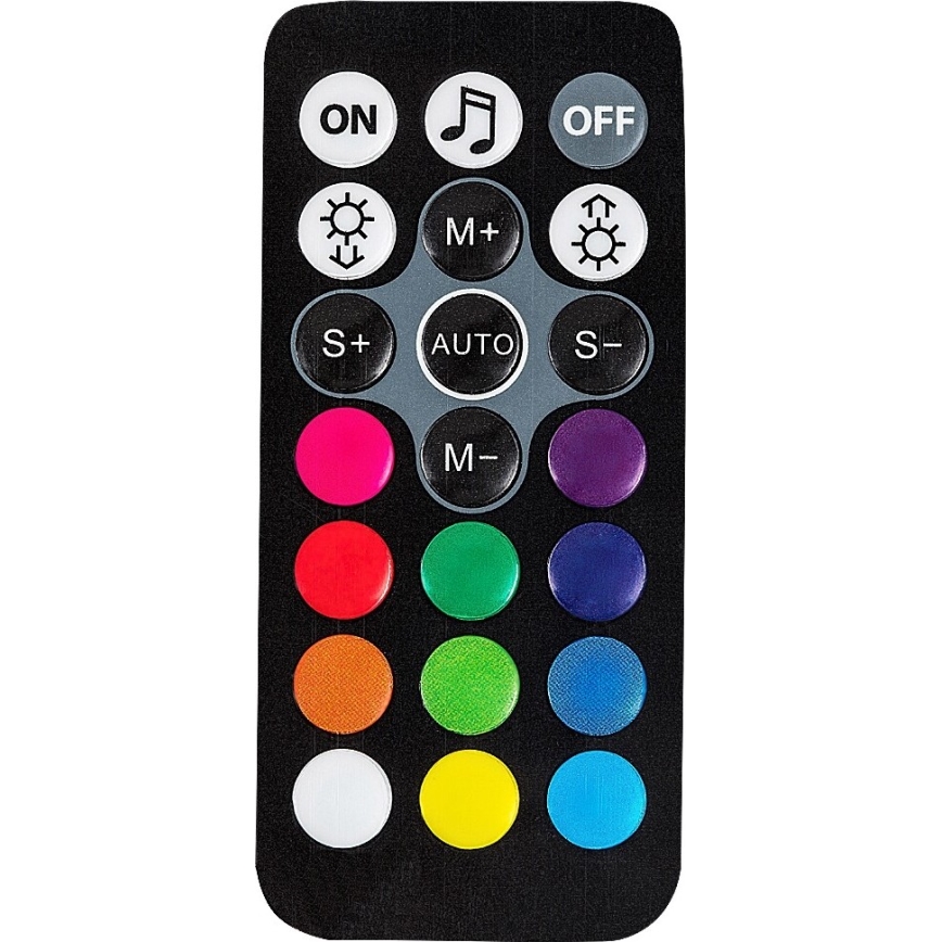 Rabalux - LED bordlampe m. RGB-farver dæmpbar LED/1W/5V + fjernbetjening