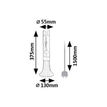 Rabalux - LED Lavalampe LED/25W/230V