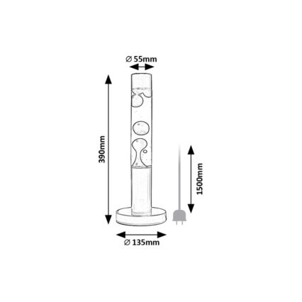 Rabalux - LED Lavalampe LED/25W/230V
